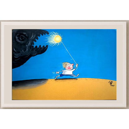 Cristi Vecerdea Criv 29x21cm Orijinal Karikatür BOD03955