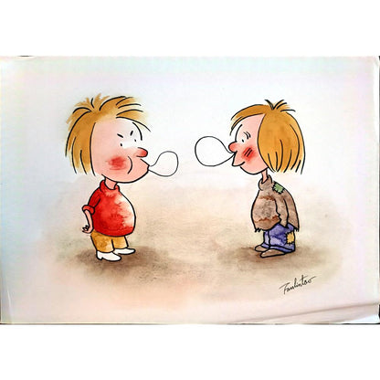 Fan Lin Tao 29x21cm Orijinal Karikatür BOD03956