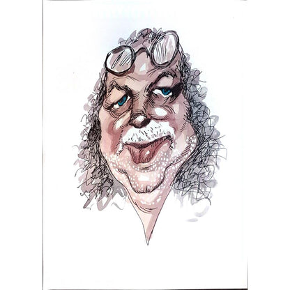 Peter Nieuwendijk 29x21cm Orijinal Karikatür BOD03960