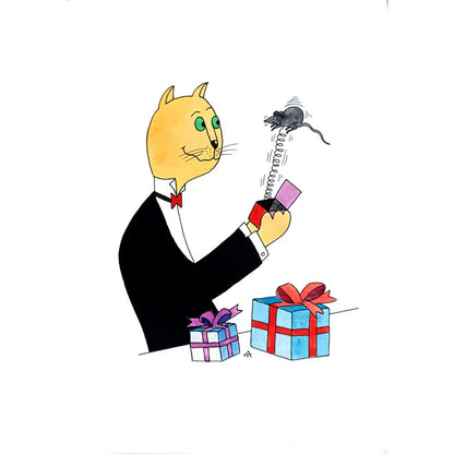 Alexei Talimonov 29x21cm Orijinal Karikatür BOD03969