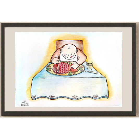 Mahshid Hashemi 29x21cm Orijinal Karikatür BOD03973