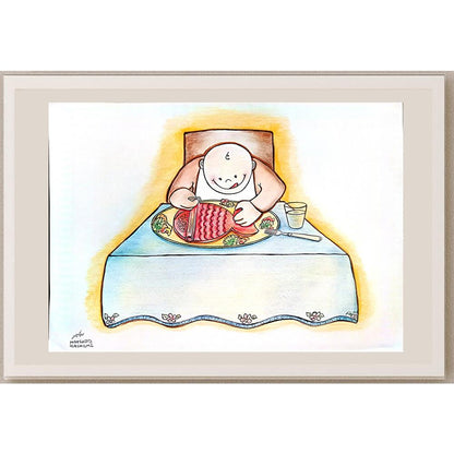 Mahshid Hashemi 29x21cm Orijinal Karikatür BOD03973