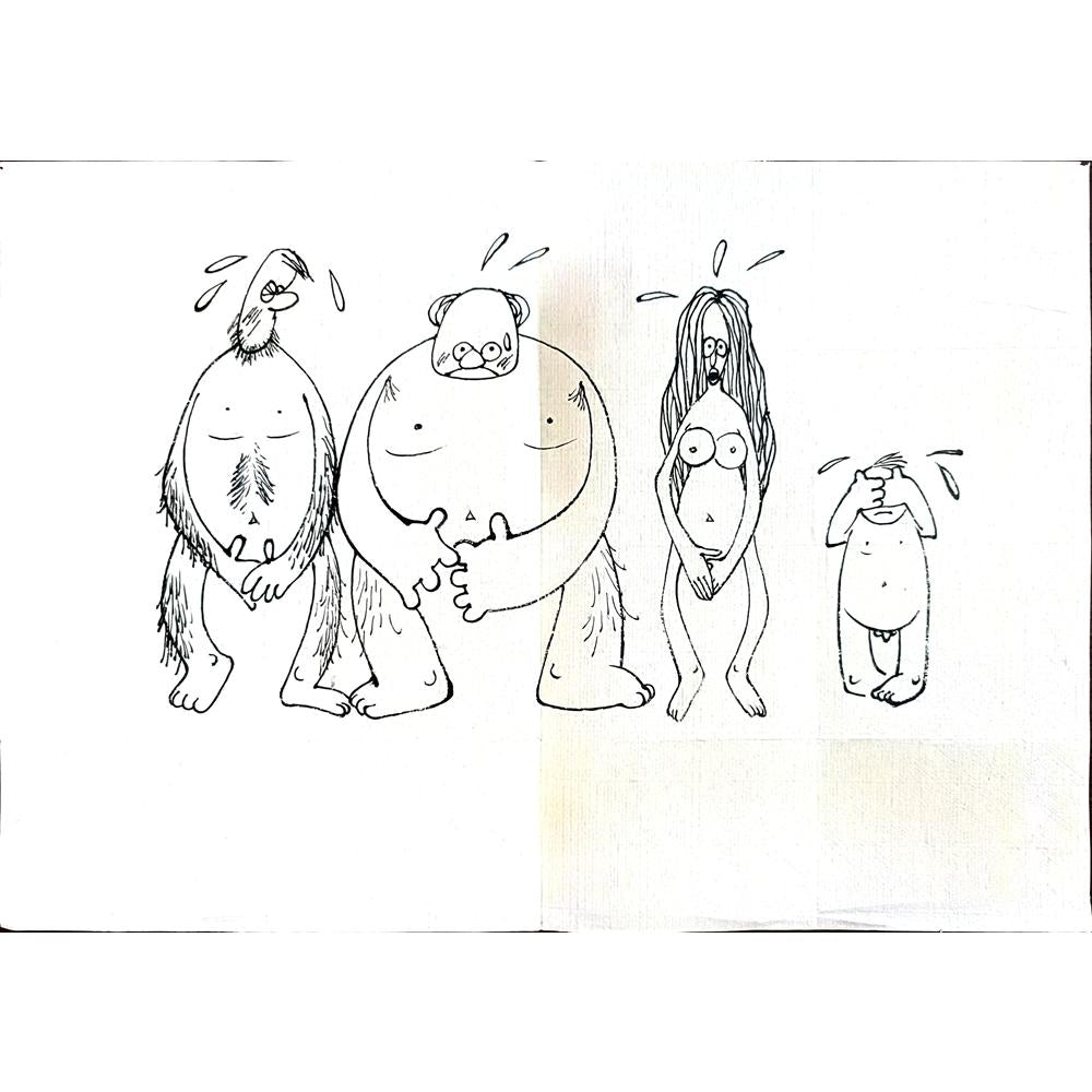 Cheng Zhen Lin 43x30cm Orijinal Karikatür BOD03977