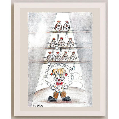 Peyman Zolnounah 29x21cm Orijinal Karikatür BOD03983