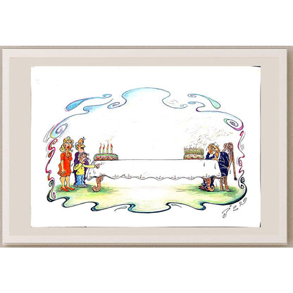 Jordan Popiliev 29x21cm Orijinal Karikatür BOD03988