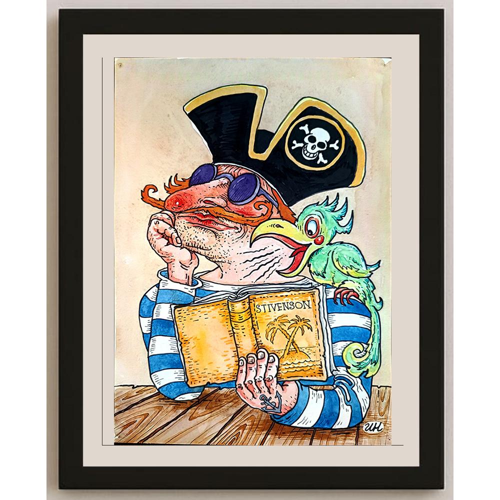 Igor Nikitin 29x21cm Orijinal Karikatür BOD03991