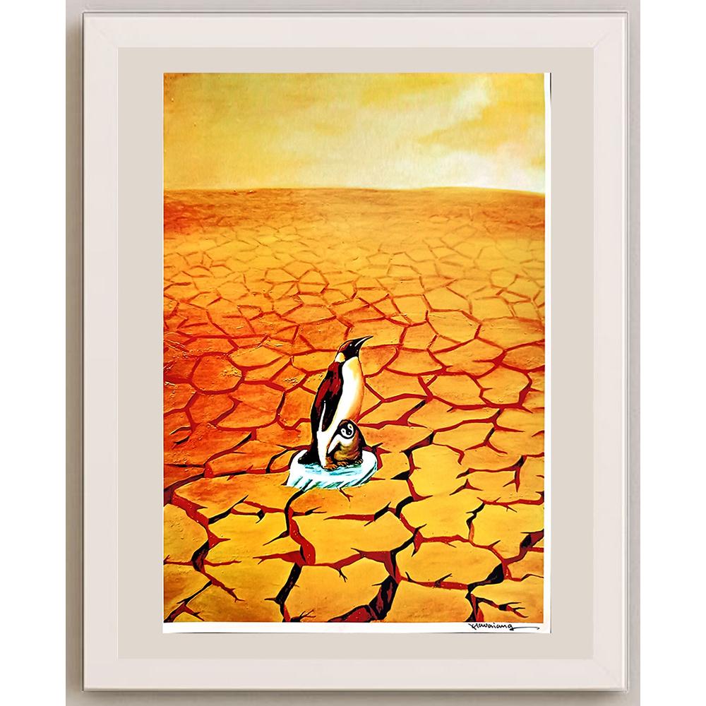 Xiaowiang Hou 29x21cm Orijinal Karikatür BOD03992