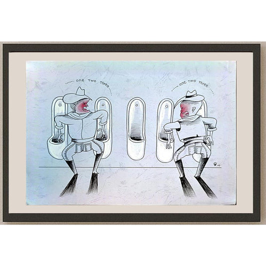 Xiaowiang Hou 29x21cm Orijinal Karikatür BOD03993