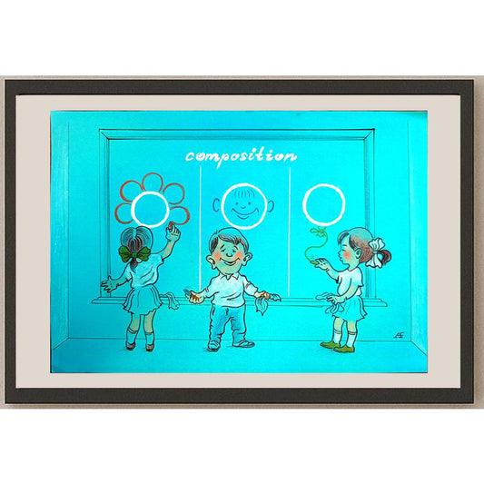 Gazizov Aidarbek 29x21cm Orijinal Karikatür BOD04000