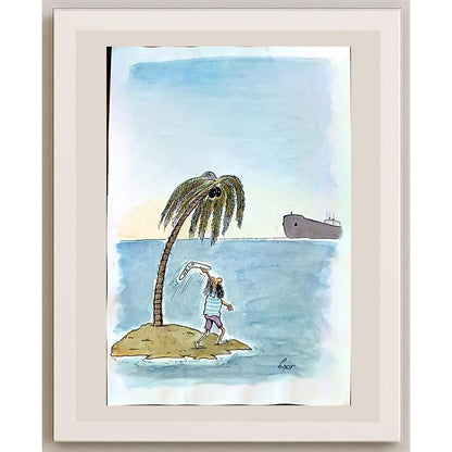 Gazizov Aidarbek 29x21cm Orijinal Karikatür BOD04001