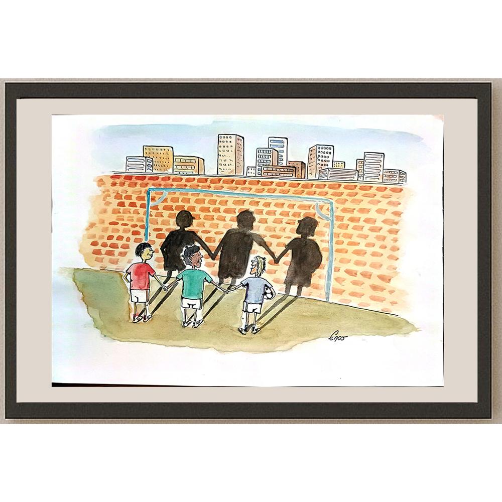 Josip Kovacevic 29x21cm Orijinal Karikatür BOD04003