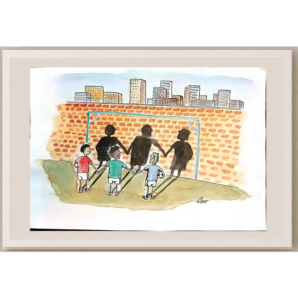 Josip Kovacevic 29x21cm Orijinal Karikatür BOD04003