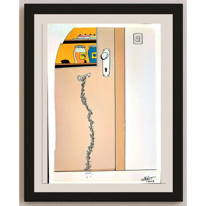 Tomislav Skiljac 29x21cm Orijinal Karikatür BOD04004