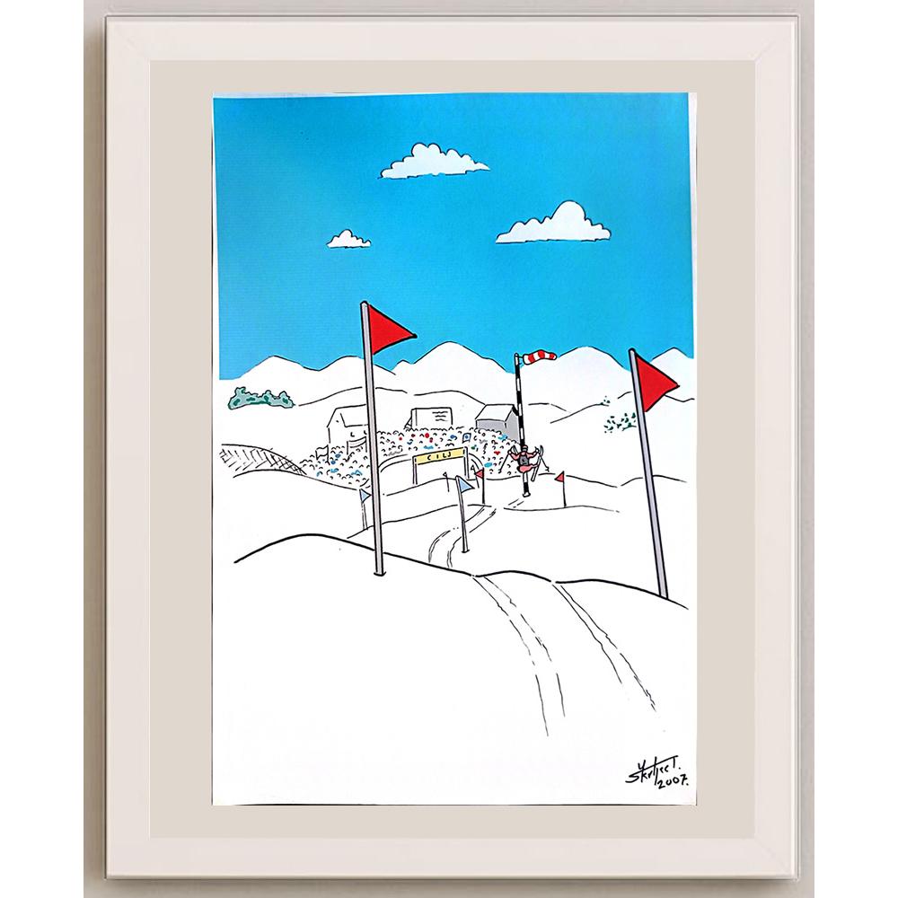 Josip Kovacevic 29x21cm Orijinal Karikatür BOD04010