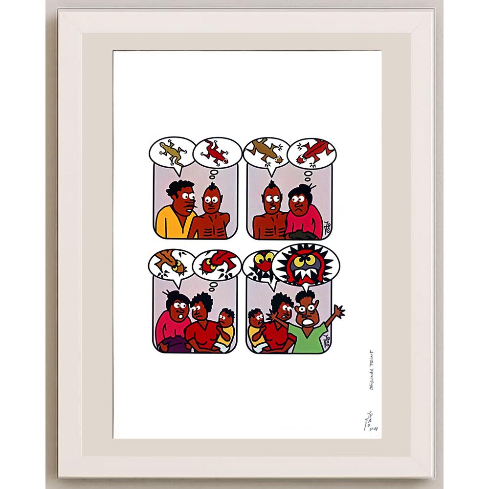 Joao Alves Baptista 29x21cm Orijinal Karikatür BOD04015