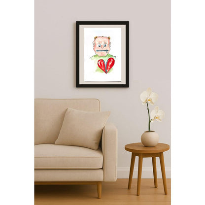 Winfried Besslich 29x21cm Orijinal Karikatür BOD04018