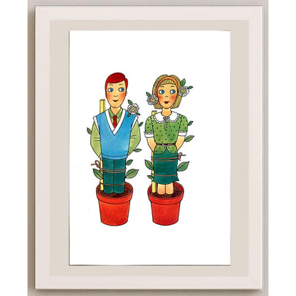 Vlasta Svejdova 29x21cm Orijinal Karikatür BOD04029