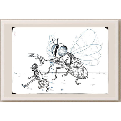Aleksahar Petrikahovic 29x21cm Orijinal Karikatür BOD04030