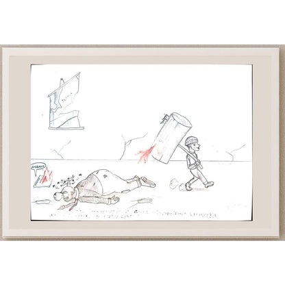 Aleksahar Petrikahovic 29x21cm Orijinal Karikatür BOD04031