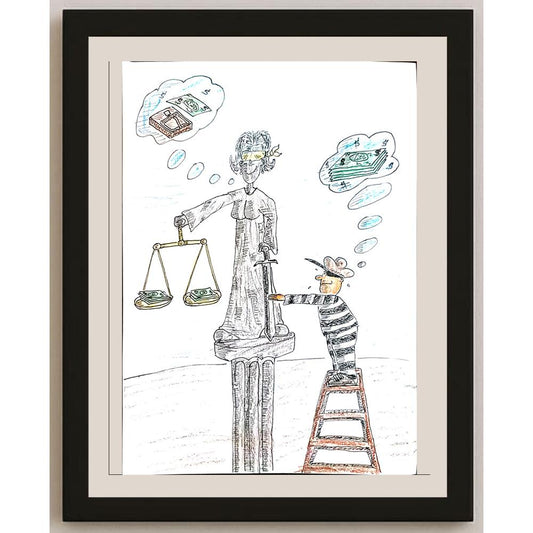 Arsen Lalic 29x21cm Orijinal Karikatür BOD04033