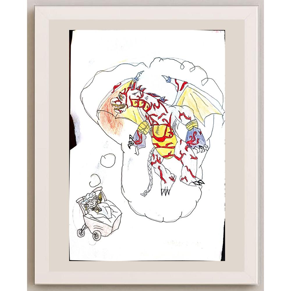 Jovah Misic 29x21cm Orijinal Karikatür BOD04049
