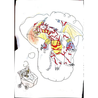 Jovah Misic 29x21cm Orijinal Karikatür BOD04049