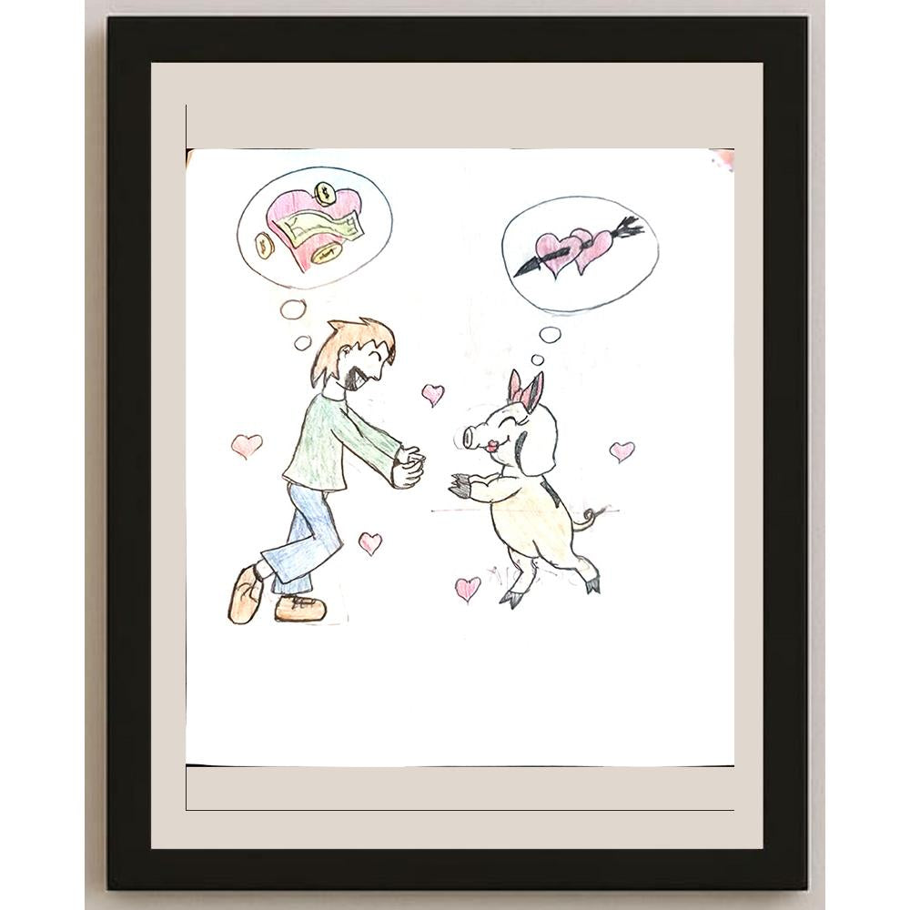 Jovana Sretenovic 23x17cm Orijinal Karikatür BOD04052