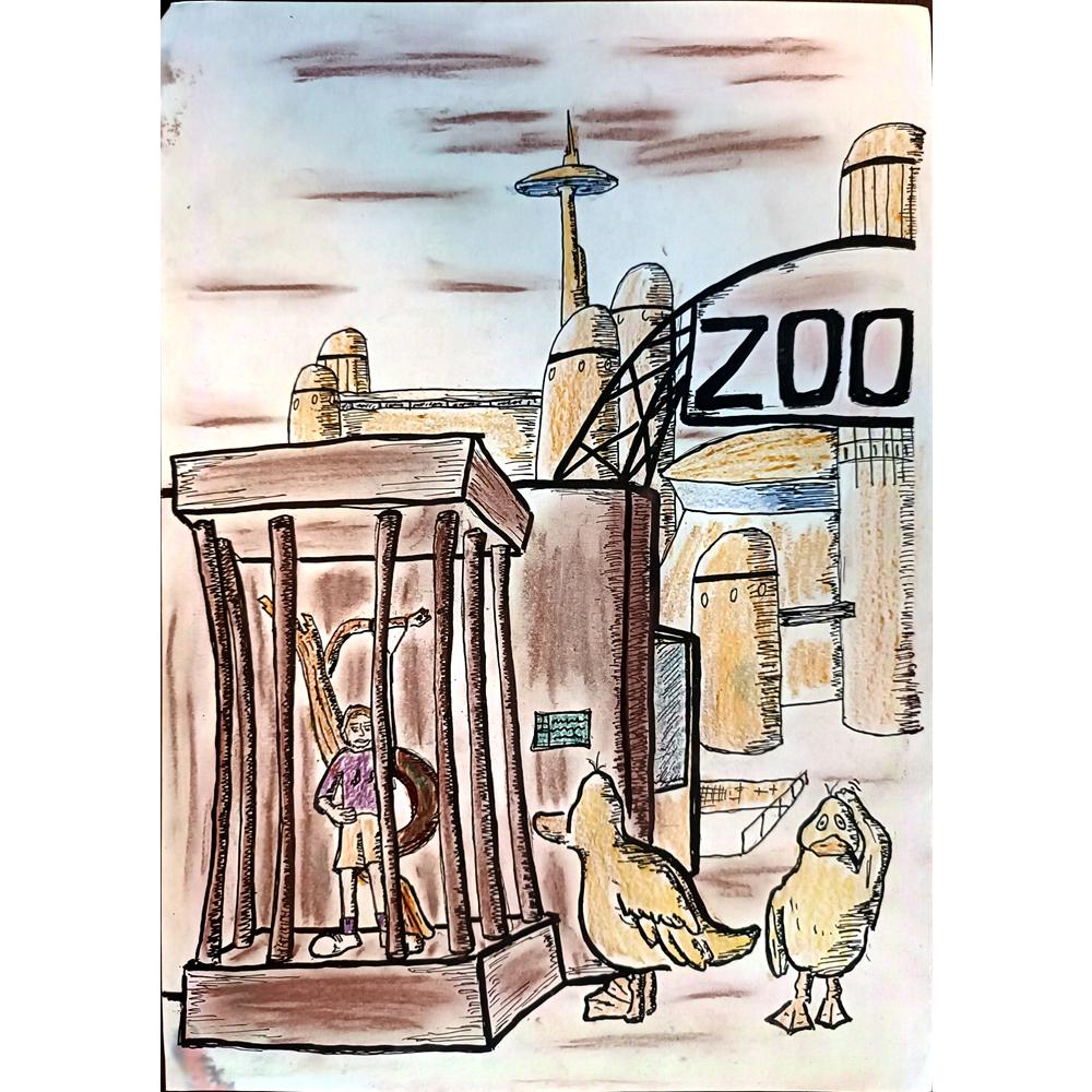 Itevo Norovic 29x21cm Orijinal Karikatür BOD04054