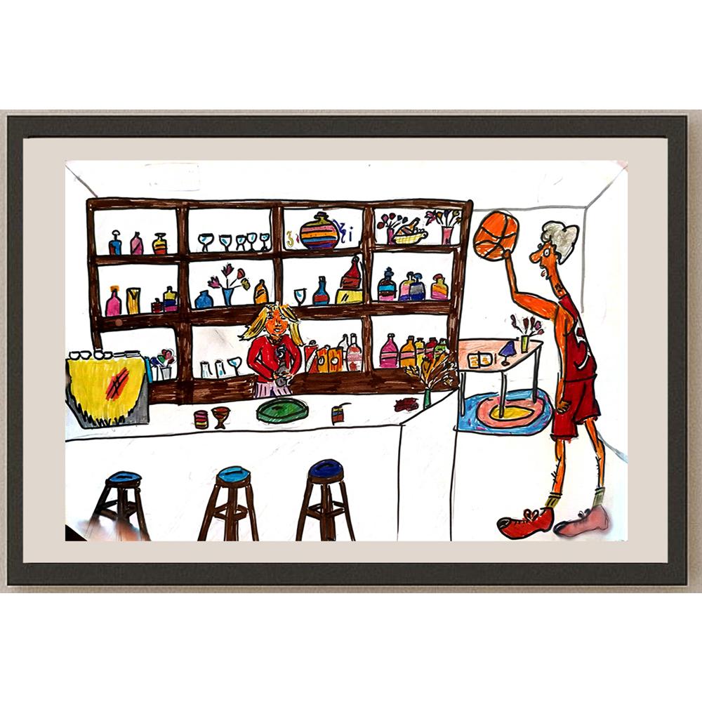 Danijela Andric 33x21cm Orijinal Karikatür BOD04055