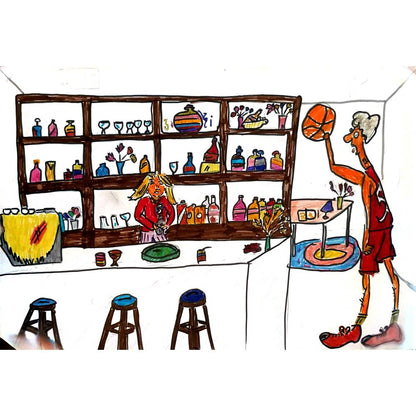 Danijela Andric 33x21cm Orijinal Karikatür BOD04055