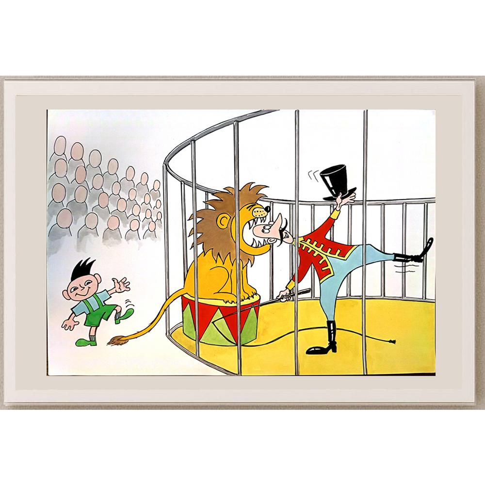 Merkuriev Evgeny 29x21cm Orijinal Karikatür BOD04060