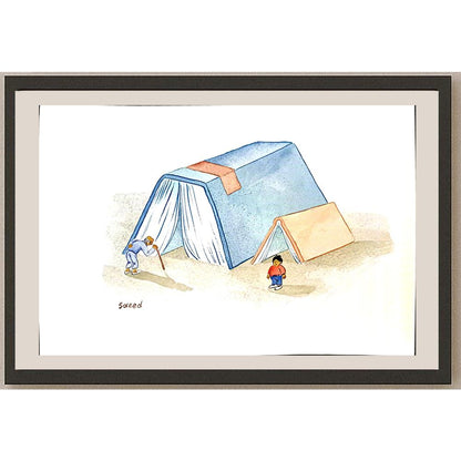 Sadeghi Saeed 43x21cm Orijinal Karikatür BOD04061