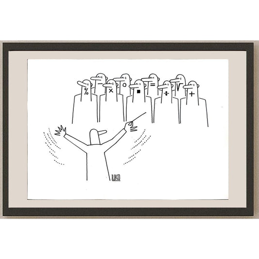 Peter Luko 33x24cm Orijinal Karikatür BOD04063