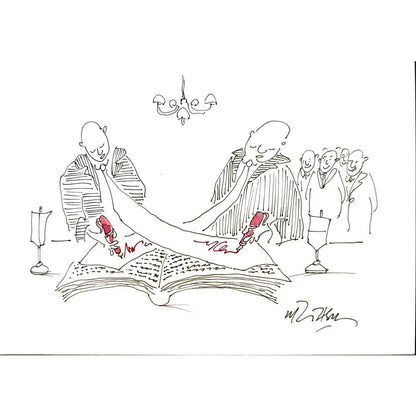 Gheorghita Ghinea Uriasu 21x15cm Orijinal Karikatür BOD04067