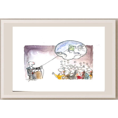 Sepideh Anjomrooz 29x21cm Orijinal Karikatür BOD04068