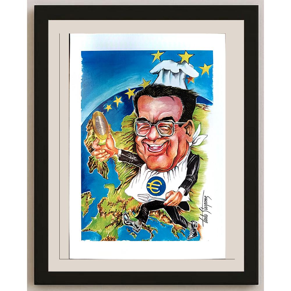 Carlo Sterpone 29x21cm Orijinal Karikatür BOD04070