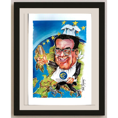Carlo Sterpone 29x21cm Orijinal Karikatür BOD04070