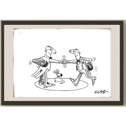 Alexsandar Klas 35x25cm Orijinal Karikatür BOD04072