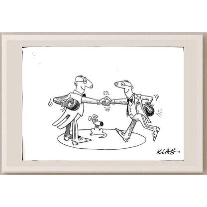 Alexsandar Klas 35x25cm Orijinal Karikatür BOD04072