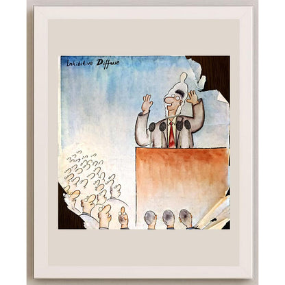 Xuli Art 31x27cm Orijinal Karikatür BOD04073