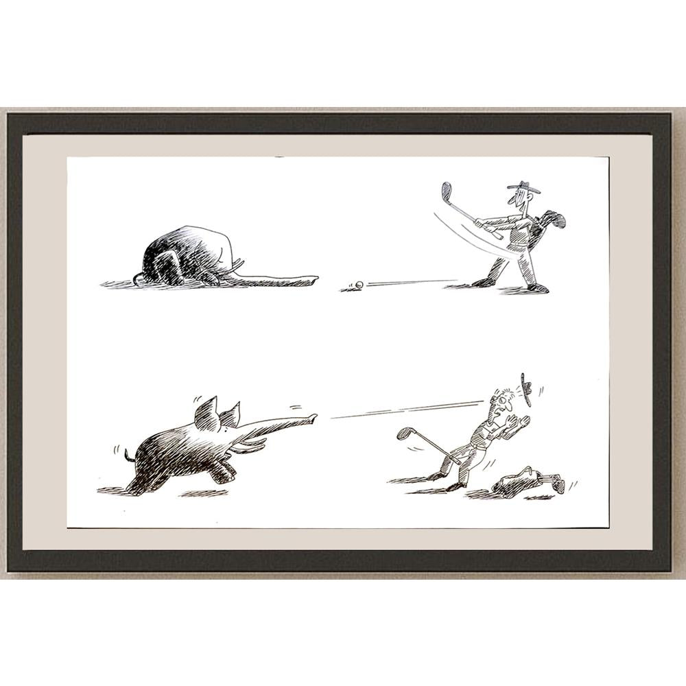 Ye Ting 26x20cm Orijinal Karikatür BOD04087