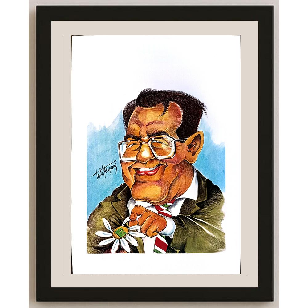 Carlo Sterpone 29x21cm Orijinal Karikatür BOD04088
