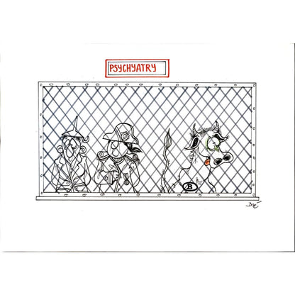 Mathye Dre 29x21cm Orijinal Karikatür BOD04089
