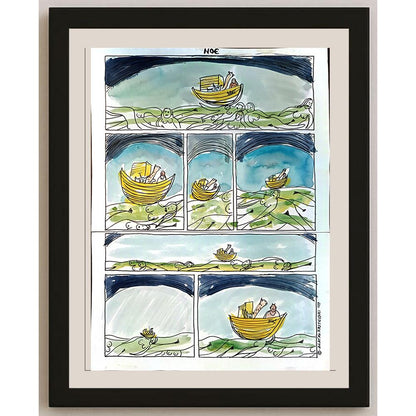 Zlatko Krstevski 35x25cm Orijinal Karikatür BOD04093
