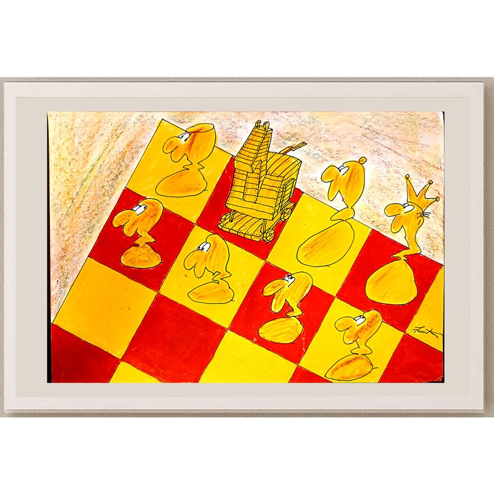 Bartis Silviu 29x21cm Orijinal Karikatür BOD04096