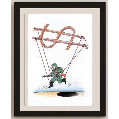 Feng Hui Cang 29x21cm Orijinal Karikatür BOD04097