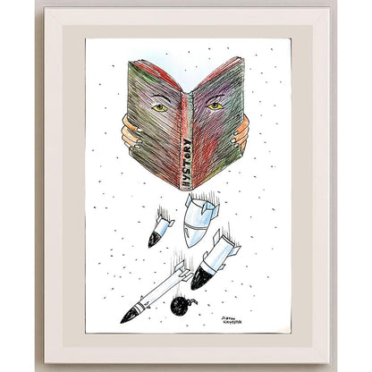 Goran Krstevski 29x21cm Orijinal Karikatür BOD04100