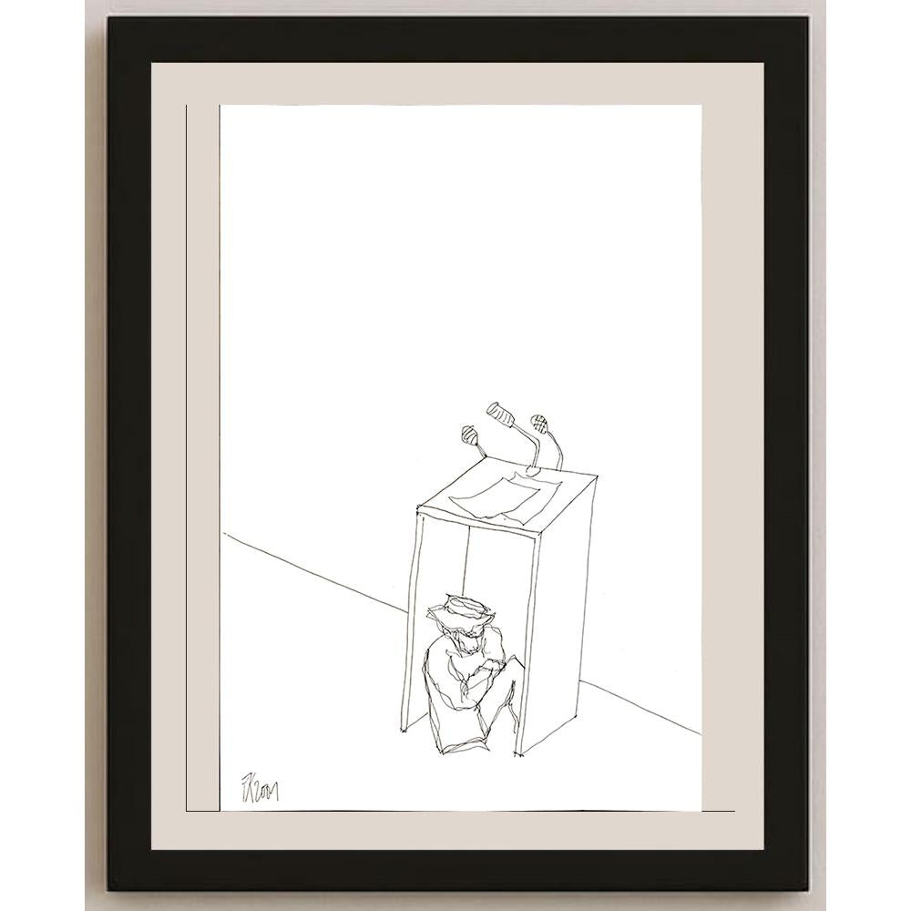 Fedor Kritovak 29x21cm Orijinal Karikatür BOD04102