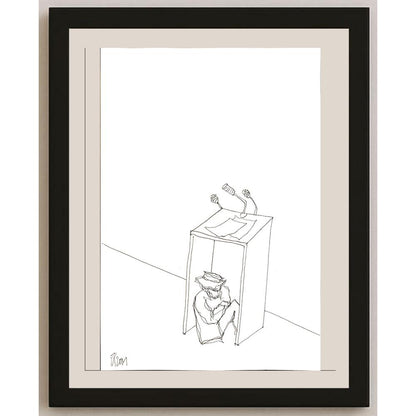 Fedor Kritovak 29x21cm Orijinal Karikatür BOD04102