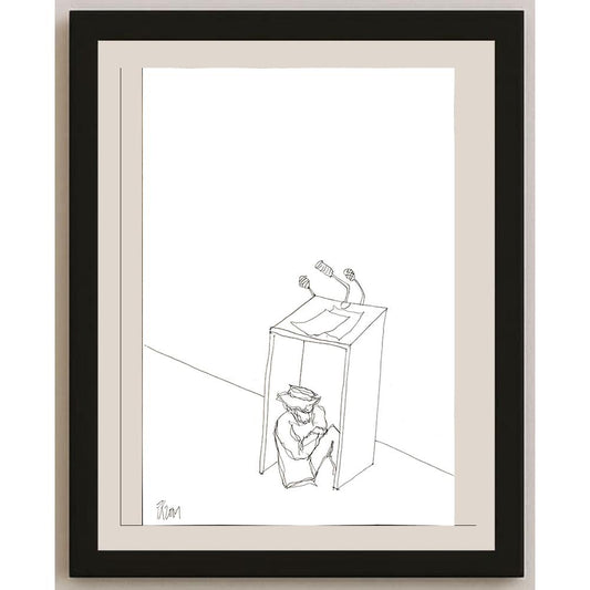 Fedor Kritovak 29x21cm Orijinal Karikatür BOD04102